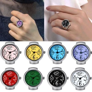 Anelli rotondi al quarzo Orologio ad anello Anelli elastici Orologio digitale - Afbeelding 1 van 19