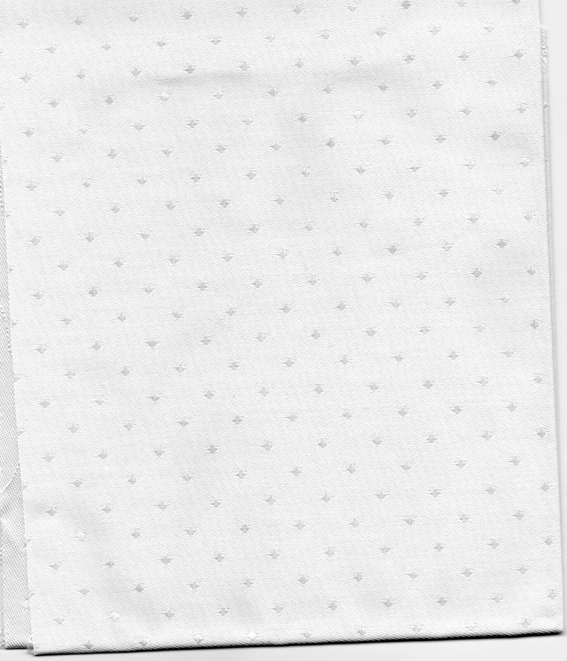 DAMASK FABRIC FOR WEDDING PILLOW OR BACKING - 13.5" x 16.5" - CREAM - BN - Image 1 of 1