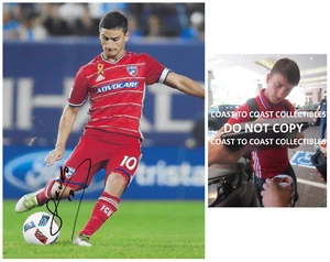Mauro Diaz Signed 8x10 Photo COA Proof Soccer FC Dallas Argentine Autographed - Picture 1 of 2