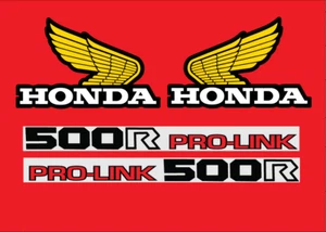 Honda XR/XL 500 Gas Tank And Swingarm Decals AHRMA - Picture 1 of 1