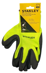 Stanley Foam Latex Gloves Work LARGE Paint Masonry Construction 72 Pairs CASE - Picture 1 of 4