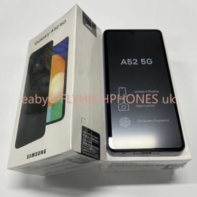 Samsung Galaxy A52(5G) SM-A526U 128GB+6GB Factory Unlocked Smartphone -New - Image 1 of 4
