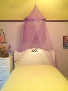  BED CANOPY AND SCREEN LAVENDER COLOR 3C4G THREE CHEERS FOR GIRLS