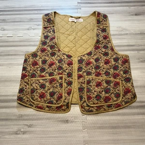 Free People Damen Blumen Kenzie Steppweste Größe Large L - Bild 1 von 3