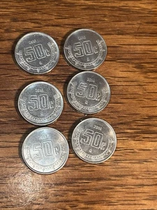 6-MEXIKO 2- 2013, 2014, 2-2015, 2017 50 CENTAVOS MÜNZE - Bild 1 von 2