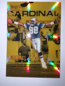 1995 PINNACLE SELECT MICHAEL IRVIN GOLD MIRROR NO. 75 DALLAS COWBOYS - Picture 1 of 2