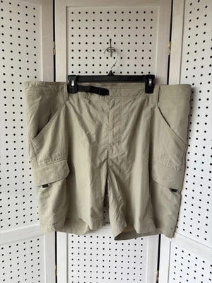 Lands’ End 男式 2XLT 46/48 工装网眼衬里尼龙远足短裤 — 第 1/4 张图片