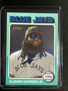 🔥Vladimir Guerrero Jr 2024 Topps Heritage High Number #508 Aqua Border SP Jays - Picture 1 of 2