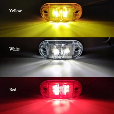 1224V Truck Side LED Marker Lights Waterproof Trailer Signal Lights Set - Image 1 of 4