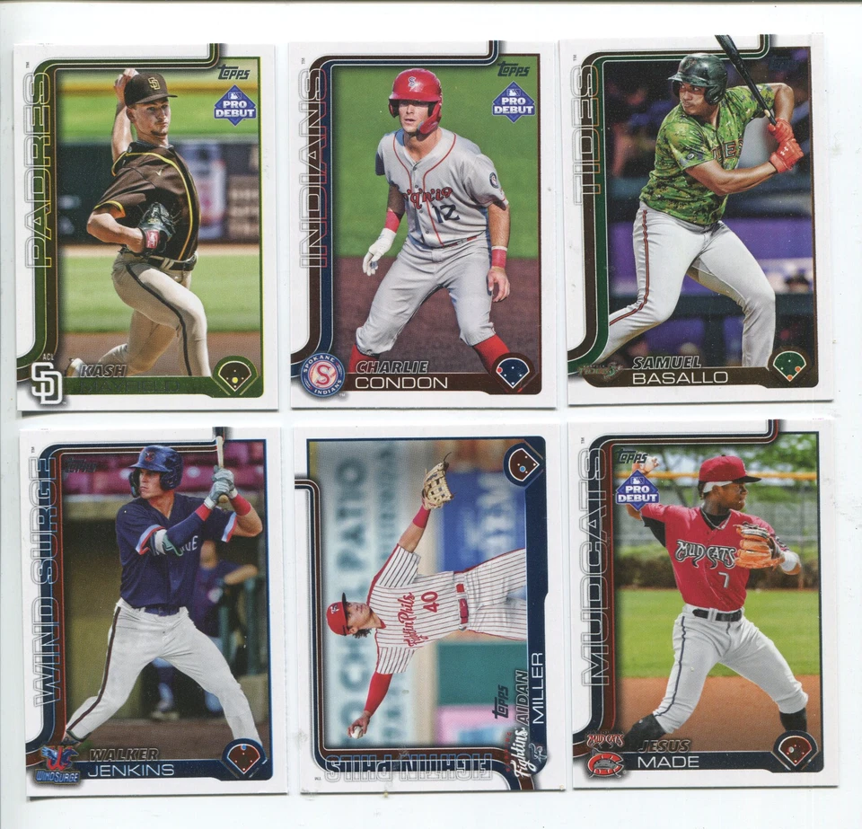 2025 Topps Pro Debut YOU PICK COMPLETE YOUR SET - Image 1 of 1