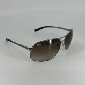 Occhiali da sole Ray-Ban RB 3387 aviatore lenti sfumate canna di fucile/marrone *solo montature* - Foto 1 di 6
