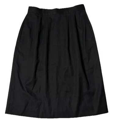 Falda lápiz negra con bolsillos Karen Scott Petite de colección para mujer talla 10” Foto 1 de 4