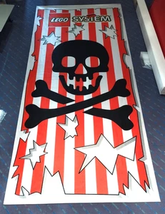 LEGO Display Flag System Pirates Vintage HYPER RARE Banner Store 6286 6285 6250 - Picture 1 of 5