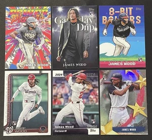 2025 Topps Series 1 James Wood RC Lot (4) Nationals - Picture 1 of 1