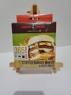 Prensa de hamburguesas rellenas Nordic Ware 3 en 1 Foto 1 de 4