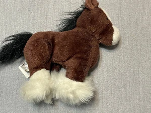 Peluche caballo pony animal de peluche 6" de alto caballo marrón - Imagen 1 de 7