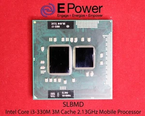 Intel Core i3-330M 2.13GHz 2.5 GT/s rPGA988A Laptop CPU- SLBMD - 3013 - Picture 1 of 2