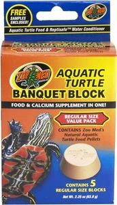 Zoo Med Aquatic Turtle Banquet Block Regular, 5 pk - Picture 1 of 1