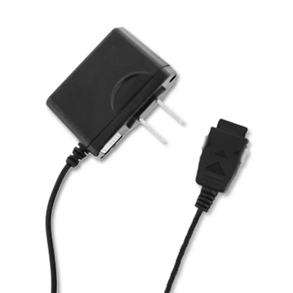 Portable Travel Adapter For LG VX8300 with Built In Charging Cable Black - Image 1 of 1