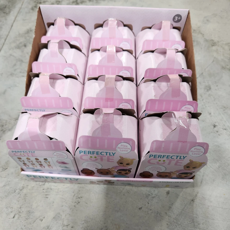 Perfectly Cute My Little 4in Surprise Baby With Carrier Bear & Sippy Cup B237