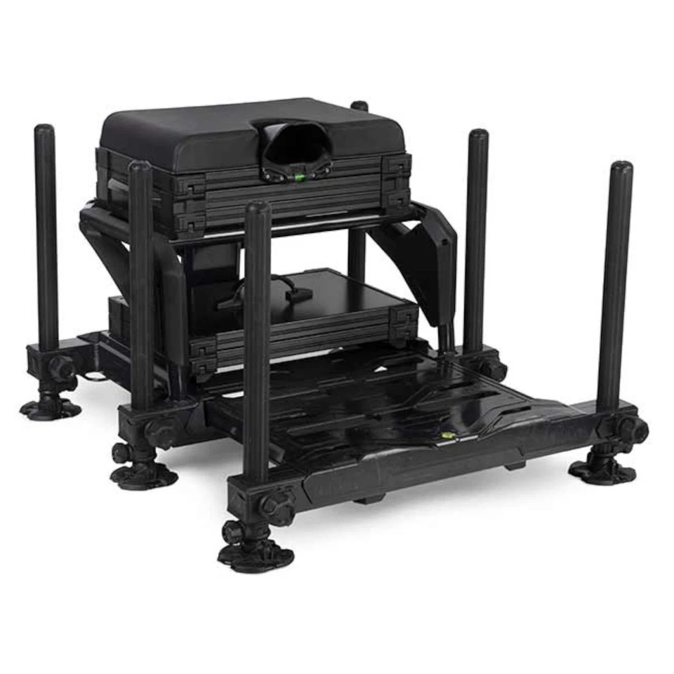 Fox Matrix S36 Pro Seatbox Black Edition - Sitzkiepe, Sitzbox, Kiepe zum Angeln - Bild 1 von 1