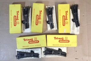TRIANG T160 T161 TT GAUGE JOB LOT of 5 x TYPE B RIGHT & LEFT POINT TRACK pab - Picture 1 of 7