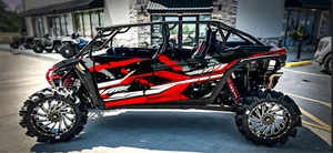 Decal Graphic Kit Vinyl Wraps UTV 2024+ Polaris RZR XP 1000 4 Door - Picture 1 of 9