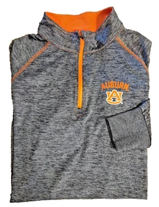 Colosseum Auburn Tigers Para Hombre Cuarto Cremallera Gris y Negro Talla XL - Imagen 1 de 4