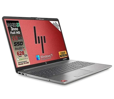 HP 255 G8 Silver AMD 3020e, RAM 16GB, SSHD 628GB, 15,6" FullHD, Pronto all'uso - Immagine 1 di 4