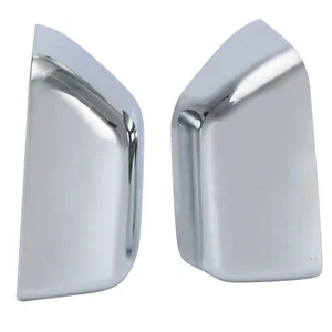 For 2017-2023 Ford F150 F250 F350 Super Duty Top Half Chrome Tow Mirror Covers - Picture 1 of 13