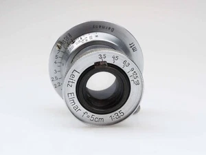 Leica Elmar 50mm f3.5 Objektiv lens M39 Anschluss mount Leitz 97369 - Bild 1 von 7
