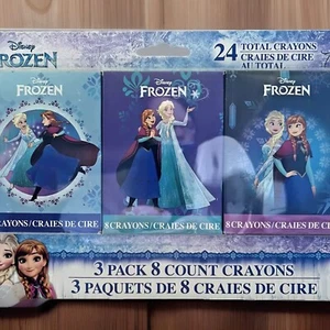 Buntstifte Frozen Disney 3er Pack 24 Buntstifte Total Anna Elsa Kinder Party Pack Kunst Set - Bild 1 von 11