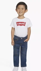 Levi's Toddler Boys Kids 511 Jeans 3T Slim Dark Wash NEW - Picture 1 of 8