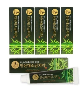 INSAN 9 Mal geröstete Bambus Salz Zahnpasta Made in Koreanisch (160g x 5er Pack) - Bild 1 von 7