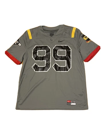 Nike Air Force Tuskegee Airmen Red Tails Football Jersey Gray Size Medium Cover