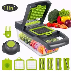 Vegetable Fruits Tool Kitchen Gadgets Grater Cutter Shredder Garlic Meat Chopper - Picture 1 of 9