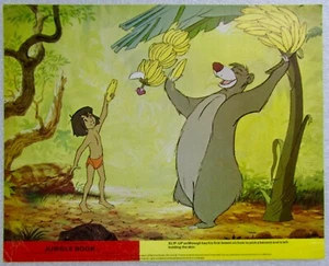 1967 JUNGLE BOOK - Lobby Card 10x8 - Walt Disney Animations - 1970s Re-release - Picture 1 of 3