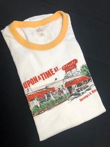 NWOT EL COYOTE CAFE RINGER TEE MEXICAN FOOD LOS ANGELES CALIFORNIA SINCE 1931, M - Picture 1 of 9