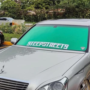 Reflective Tint Green on Silver Full 40 inch wide x 98ft long roll - Bild 1 von 4