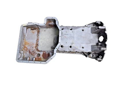 1999-2001 BMW E38 740i 740iL ENGINE MOTOR UPPER OIL PAN 1433561 PN 11137513374 - Image 1 of 4