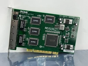 Netzwerk KARTE D-LINK DFE-580TX 4-Port 10/100Mbps PCI 4 Port RJ45 Rev. A3 - Bild 1 von 4