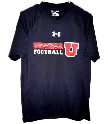 Utah Utes Football Shirt by Under Armour | Official HeatGear | Mens Small - Image 1 of 4