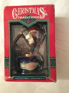 Vintage Lustre Fame Christmas Traditions Christmas Ornament Ink Well in box - Picture 1 of 10