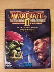 WARCRAFT 2 TIDES OF DARK MS DOS MAC 1995 solo manual SIN DISCO Blizzard Ent. - Imagen 1 de 5