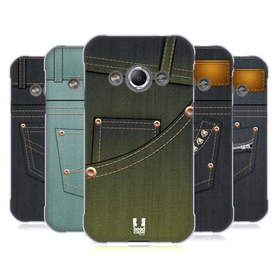 FUNDA HEAD CASE DESIGNS JEANS BOLSILLO GEL SUAVE PARA TELÉFONOS SAMSUNG 4 Foto 1 de 4