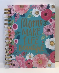 Clementine Paper Moms Make Life Beautiful Floral Journal Spiral Lined Notebook - Picture 1 of 8