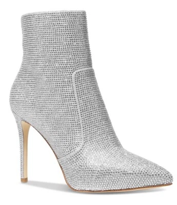 Bota Stiletto Michael Kors Strass Rue Prata 7 ❤️ Nova com etiquetas - Imagem 1 de 4