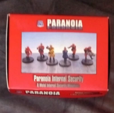 Paranoia 6 Metal Bots - Paranoia - Mongoose  MGP 66303 - NEW - Image 1 of 2