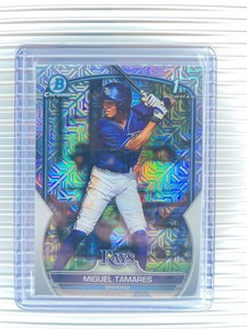 2023 Bowman Chrome 1st Miguel Tamares Mega Box Mojo Refractor BCP-179