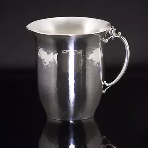 Georg Jensen gehämmerte Sterlingsilber Milchkännchen #456B - Harald Nielsen - Bild 1 von 2